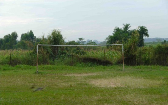 Awful football pitch