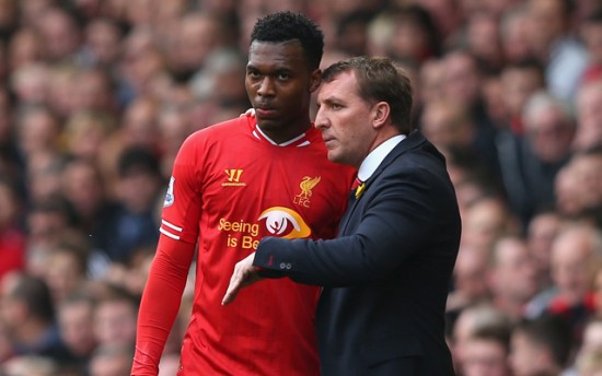 Daniel Sturridge Brendan Rodgers Liverpool