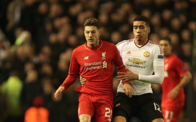 Adam Lallana Liverpool v Man United