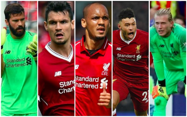 Alisson, Karius, Oxlade-Chamberlain, Fabinho, Lovren