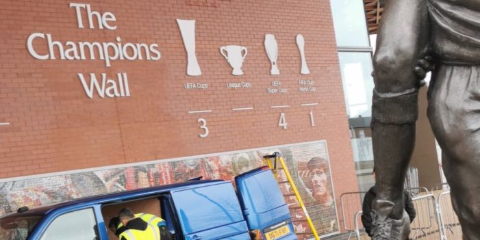 Liverpool, Anfield, Champions Wall