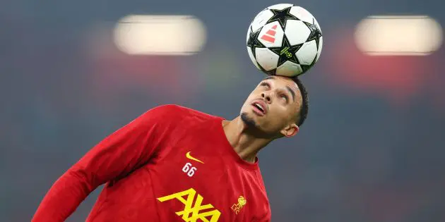Trent Alexander-Arnold prepares for Champions League action