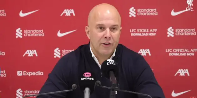 Arne Slot on Caoimhin Kelleher and Alisson Becker