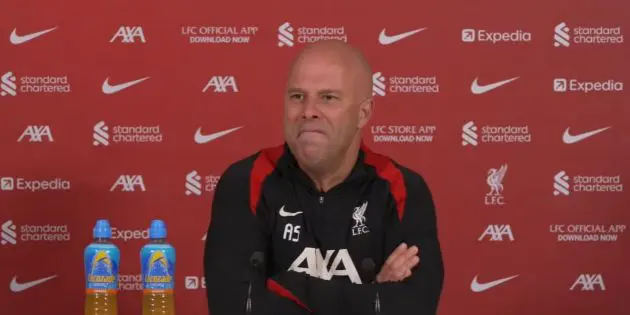 Arne Slot on Pep Guardiola's talents
