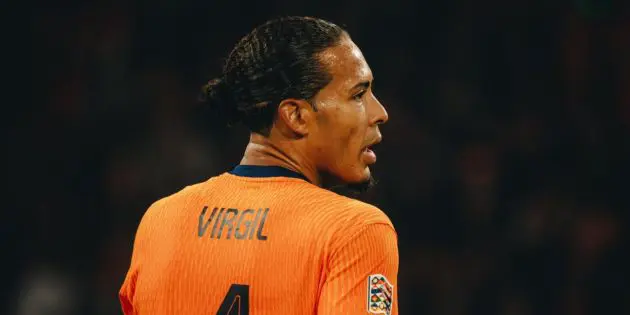 Virgil van Dijk sent home from Netherlands