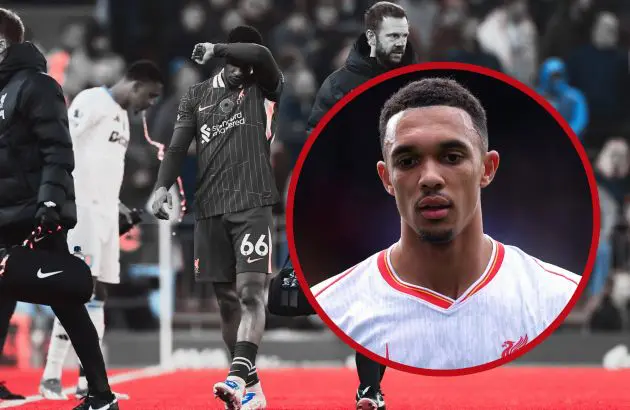 Liverpool defender Trent Alexander-Arnold.
