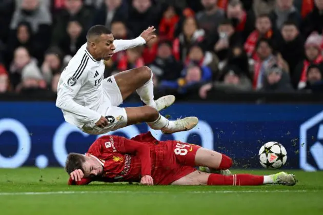 Conor Bradley went off injured in Liverpool's win over Real Madrid