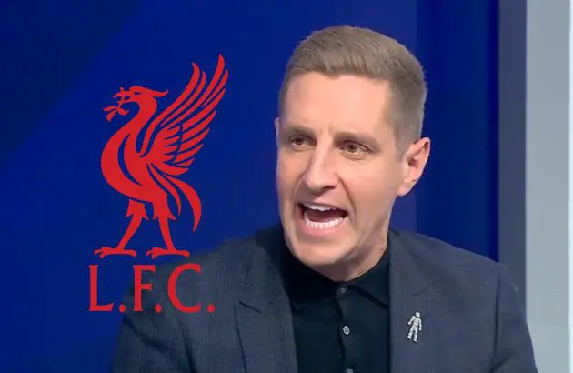 Michael Dawson commentating on Liverpool v Fulham in the Premier League.