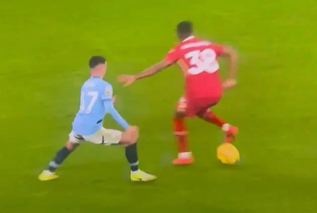 Ryan Gravenberch turned brilliantly past Phil Foden