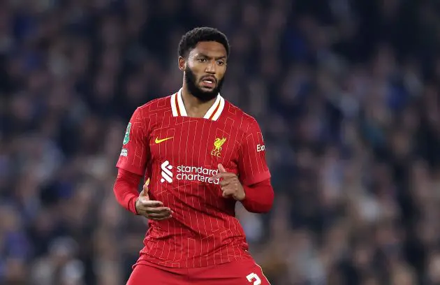 Joe Gomez has warned Liverpool not to get carried away with their current position