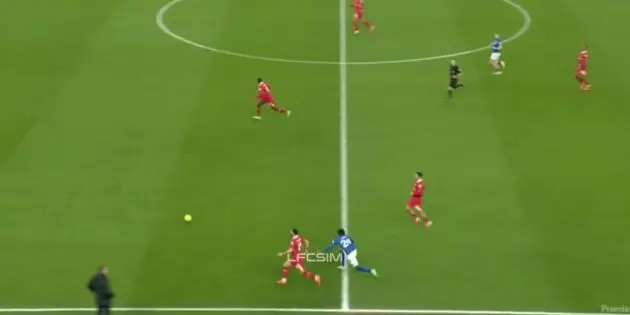 Mo Salah in action against Ipswich