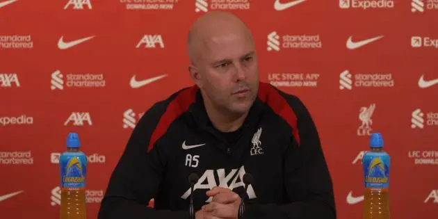 Arne Slot discusses Darwin Nunez