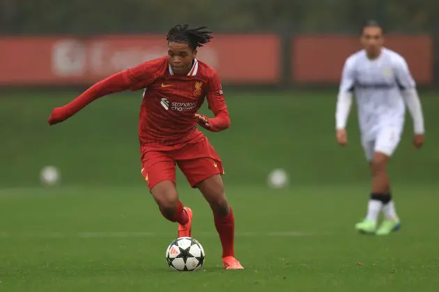 Rio Ngumoha makes his first senior career appearance in Liverpool's FA Cup clash against Accrington