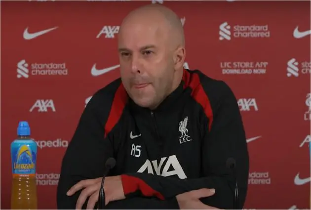 Arne Slot has said that Dominik Szoboszlai is doubtful for Liverpool against Spurs on Wednesday