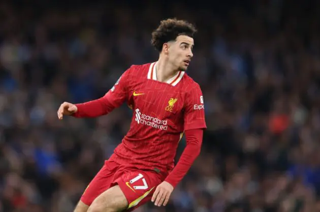 Curtis Jones starts at right-back for Liverpool in the Merseyside derby