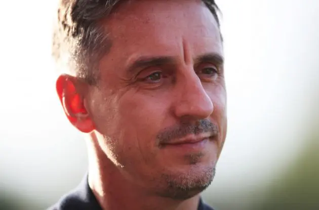 Gary Neville praised Mo Salah's performance for Liverpool against Arsenal