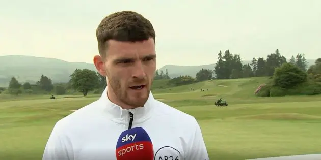 Andy Robertson speaks about Milos Kerkez