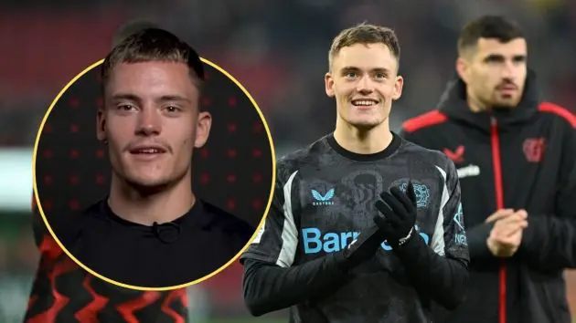 Florian Wirtz says goodbye to Leverkusen fans