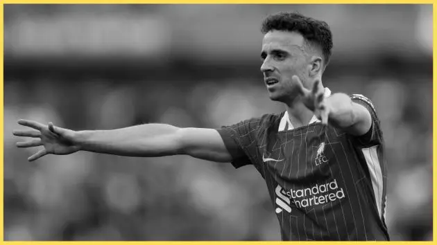 Diogo Jota's final goal for Liverpool was a Merseyside derby winner at Anfield in April 2025