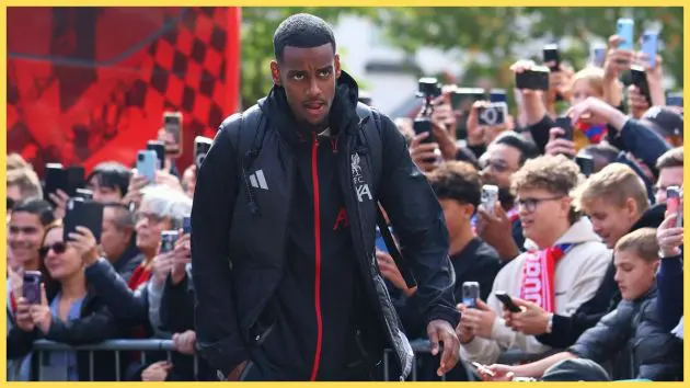 Alexander Isak at Selhurst Park