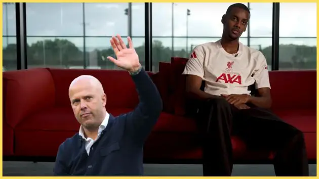 Arne Slot and Alexander Isak first encountered one another in November 2020
