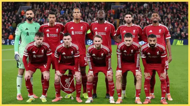 Virgil van Dijk captains the Liverpool squad on Champions League duty