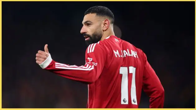 Mo Salah for Liverpool against Sunderland
