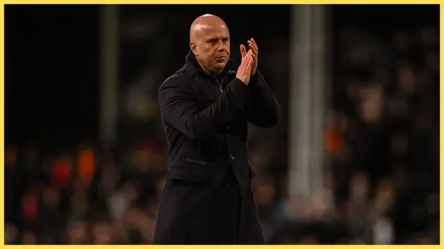Arne Slot applauds Liverpool fans at Fulham