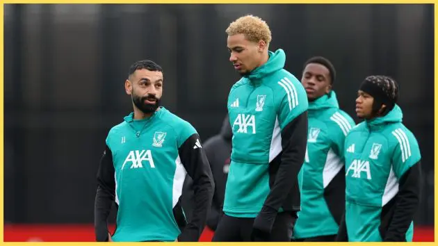Mo Salah is in the Liverpool squad for their fixture against Marseille