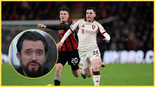 Michael Bridge reported that Spurs had contacted Liverpool on deadline day to enquire about Andy Robertson
