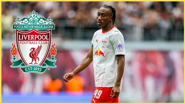 Yan Diomande insists he's happy at RB Leipzig amid ongoing links with Liverpool