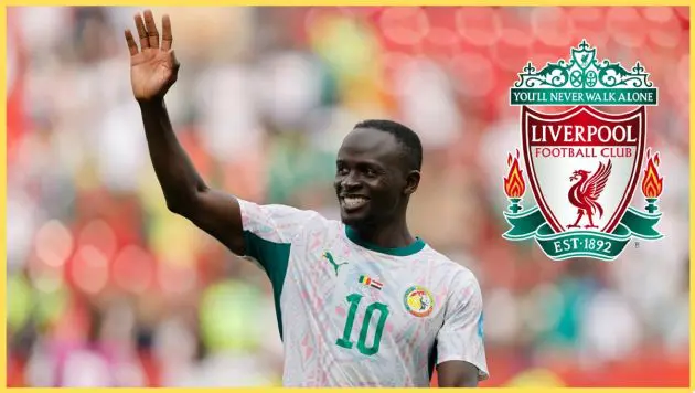 Sadio Mane waves to Senegal fans after their win over Iraq in the World Cup