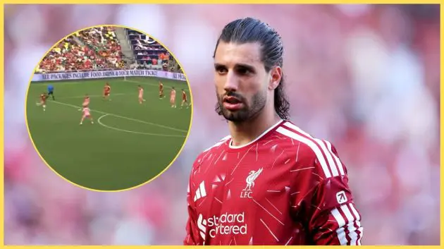 Dominik Szoboszlai scored a screamer for Liverpool against Sunderland in Nashville