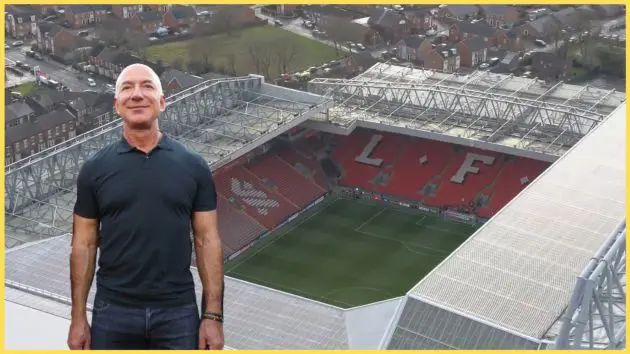 Jeff Bezos is involved with a consortium which has purchased 38% of Liverpool FC